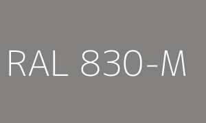 Colour RAL 830-M