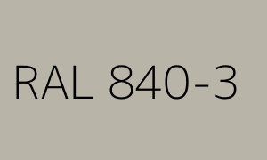 Colour RAL 840-3