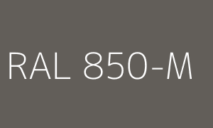 Colour RAL 850-M
