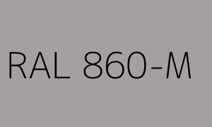 Colour RAL 860-M