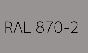 Colour RAL 870-2
