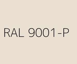 Colour RAL 9001-P CREAM