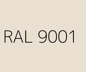 Colour RAL 9001 CREAM