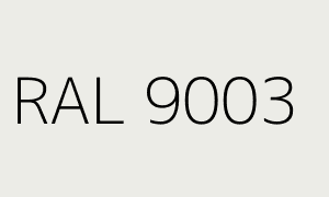 Colour RAL 9003