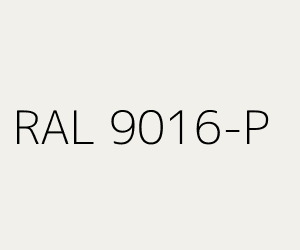 Colour RAL 9016-P TRAFFIC WHITE