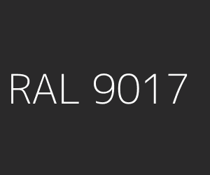 Colour RAL 9017 TRAFFIC BLACK
