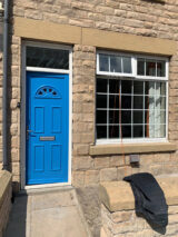 front door colour code ral-5012 light blue